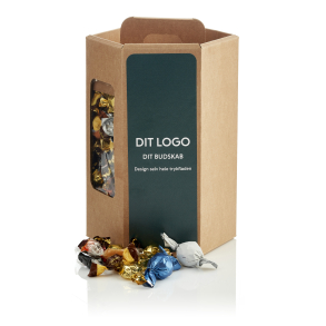 6-kantet æske L m/småkuglemix 1280g