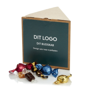 Trekantet æske, natur m/hyggemix 440g