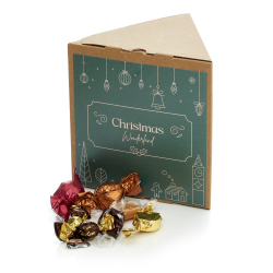 Trekantet ske, natur m/hyggemix 440g - Christmas Wonderland