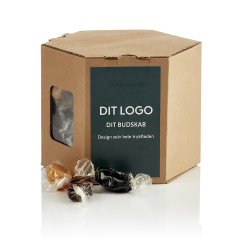 6 kantet &aelig;ske S m/karamelmix 400g