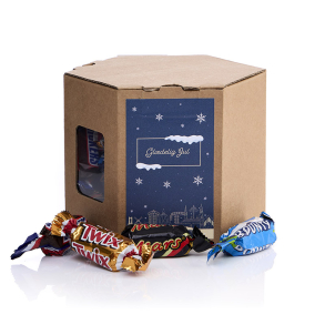 6 kantet �ske S - Miniaturemix 350g - Christmas Wonderland