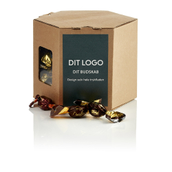 6 kantet &aelig;ske S m/sm&aring;kuglemix 200g