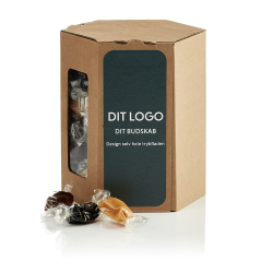 6 kantet &aelig;ske M m/karamelmix 625g