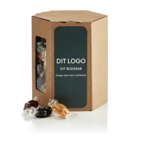 6 kantet &aelig;ske M m/karamelmix 625g