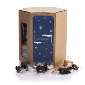6 kantet �ske M - Karamelmix 625g - Christmas Wonderland