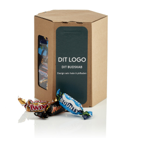 6 kantet &aelig;ske M m/miniaturemix 500g