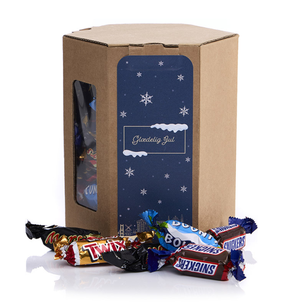 6 kantet �ske M -  Miniaturemix 500g - Christmas Wonderland