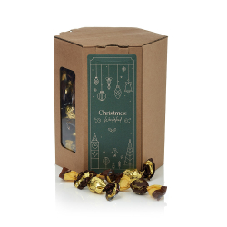 6 kantet &aelig;ske M -  Sm&aring;kuglemix 275g - Christmas Wonderland