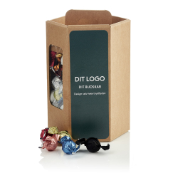 6 kantet &aelig;ske L m/luksus chokoladekuglemix 1600g