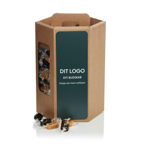 6 kantet æske L m/karamelmix 1760g