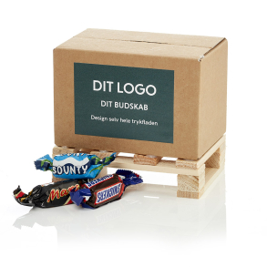 1/4 Palle æske  130x87x87mm m/miniaturemix 250g