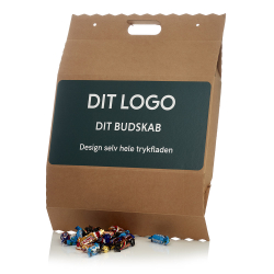 K&aelig;mpe slikpose, gr&aring; M m/miniaturemix 1500g