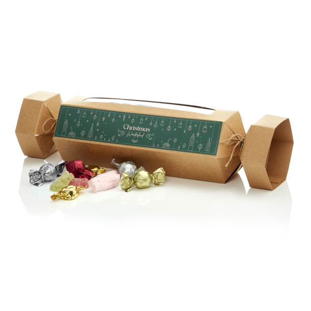 Knallert&aelig;ske stor natur m/julemix 880g - Christmas Wonderland