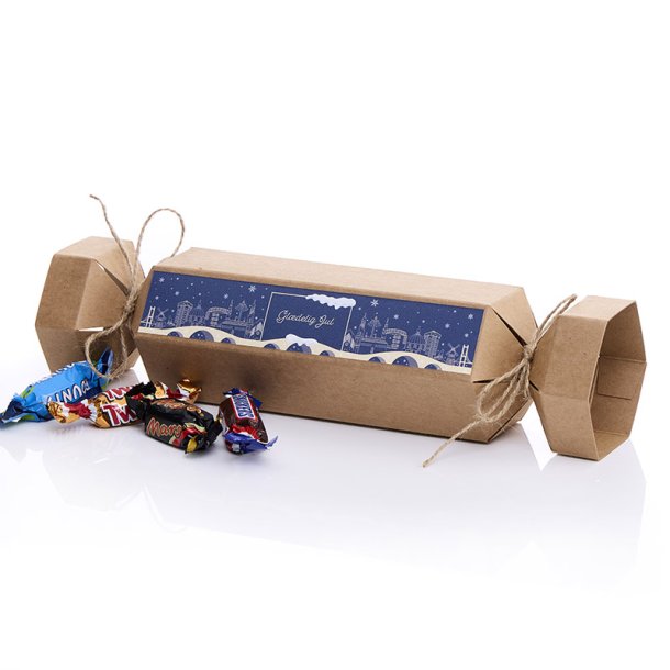 Knallert�ske lille m/miniaturemix 200g -  Gl�delig Jul