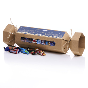 Knallert�ske mellem, natur - Miniaturemix 465g - Gl�delig Jul