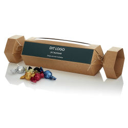 Knallert&aelig;ske stor, natur - Luksus chokoladekuglemix 1160g