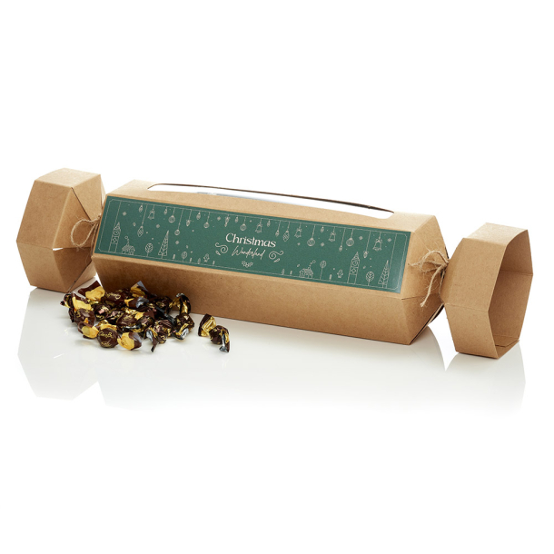 Knallert&aelig;ske stor, natur -  Sm&aring;kuglemix 510g - Christmas Wonderland