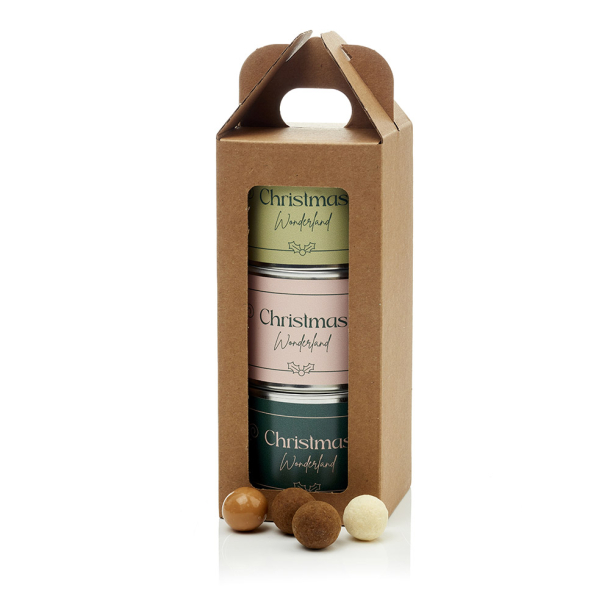 ske natur m/3 dser m/drage'er 330g - Christmas Wonderland