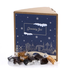 Trekantet �ske, natur - Karamelmix 625g - Christmas Wonderland