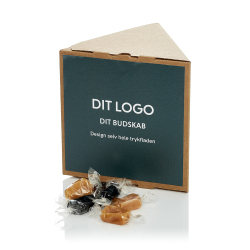 Trekantet &aelig;ske, natur - Karamelmix 625g