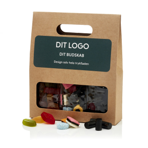 Kuffertæske, natur - Slik 430g