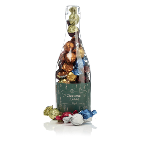 Plastikflaske - Luksus chokoladekuglemix 480g - Christmas Wonderland