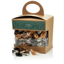 Kasse m. rude m/karamelmix 1300g - Christmas Wonderland