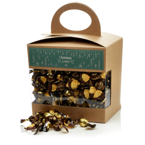 Kasse m. rude m/smkuglemix 700g - Christmas Wonderland