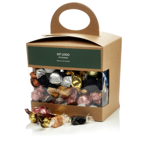 Kasse m. rude m/hyggemix 1180g 