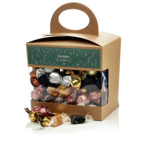 Kasse m. rude m/hyggemix 1180g  - Christmas Wonderland