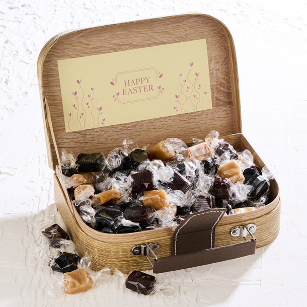 Gavekuffert lille m/karamelmix 500g