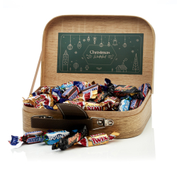 Gavekuffert lille m/miniaturemix 435g - Christmas Wonderland