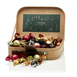 Gavekuffert lille m/hyggemix 400g - Christmas Wonderland