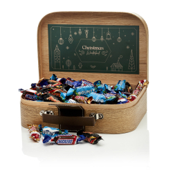 Gavekuffert mellem m/miniaturemix 800g - Christmas Wonderland