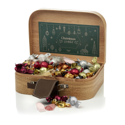 Gavekuffert stor m/julemix 1000g - Christmas Wonderland