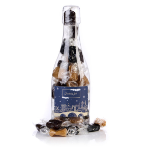 Plastikflaske mini m/karamelmix 200g - Gl�delig Jul