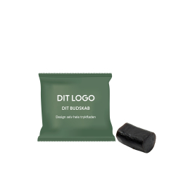 Flowpack 70x70 m. s&oslash;d lakrids/karamelpropper ca. 10g 