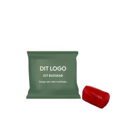 Flowpack 70x70 m. s&oslash;d lakrids/karamelpropper ca. 10g 