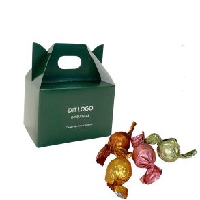 Logobox med Chokoladekuglemix 150g