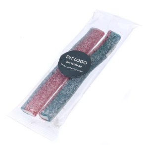 Flowpack 230x70mm, 2 stk st�nger, Sur duplos, 100g