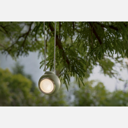 Mr. Wattson Norbitt LED lampe, gr&oslash;n m/hanging string