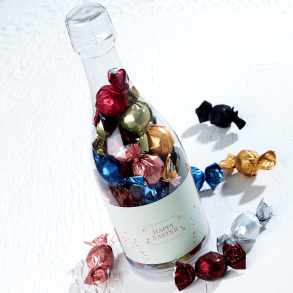 Plastikflaske m/luksus chokoladekuglemix 480g