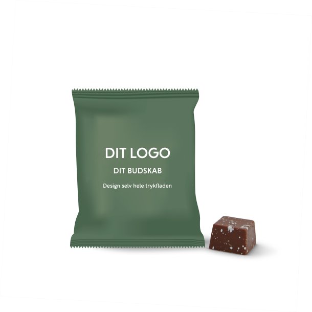 Flowpack 98x70mm m/dessertchokolade 1 stk. 10g