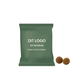 Flowpack 98x70mm, dragrede lakridskugler 2stk 13g