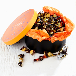 Hatte&aelig;ske S - gul m/sm&aring;kuglemix 350g