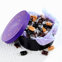 Hatte&aelig;ske S - lilla m/karamelmix 900g