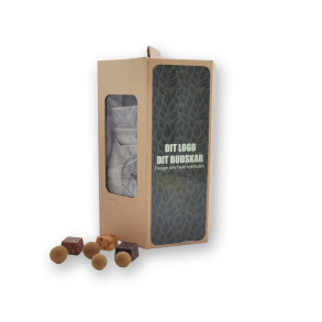 6 kantet &aelig;ske L m/dansk chokolade & drag�ekuglemix 450g