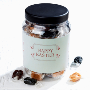 Plastb&oslash;tte 1500ml m/karamelmix 750g