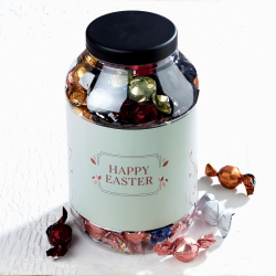 Plastb&oslash;tte 4000ml m/luksus chokoladekuglemix 1880g