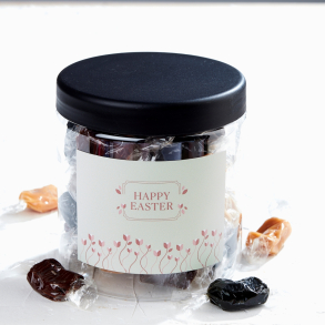 Plastb&oslash;tte 750ml m/karamelmix 330g